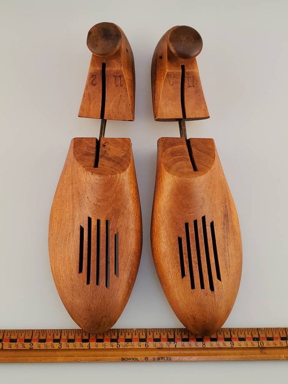 Paired Spring loaded Shoe Tree, Spring tension Sh… - image 2
