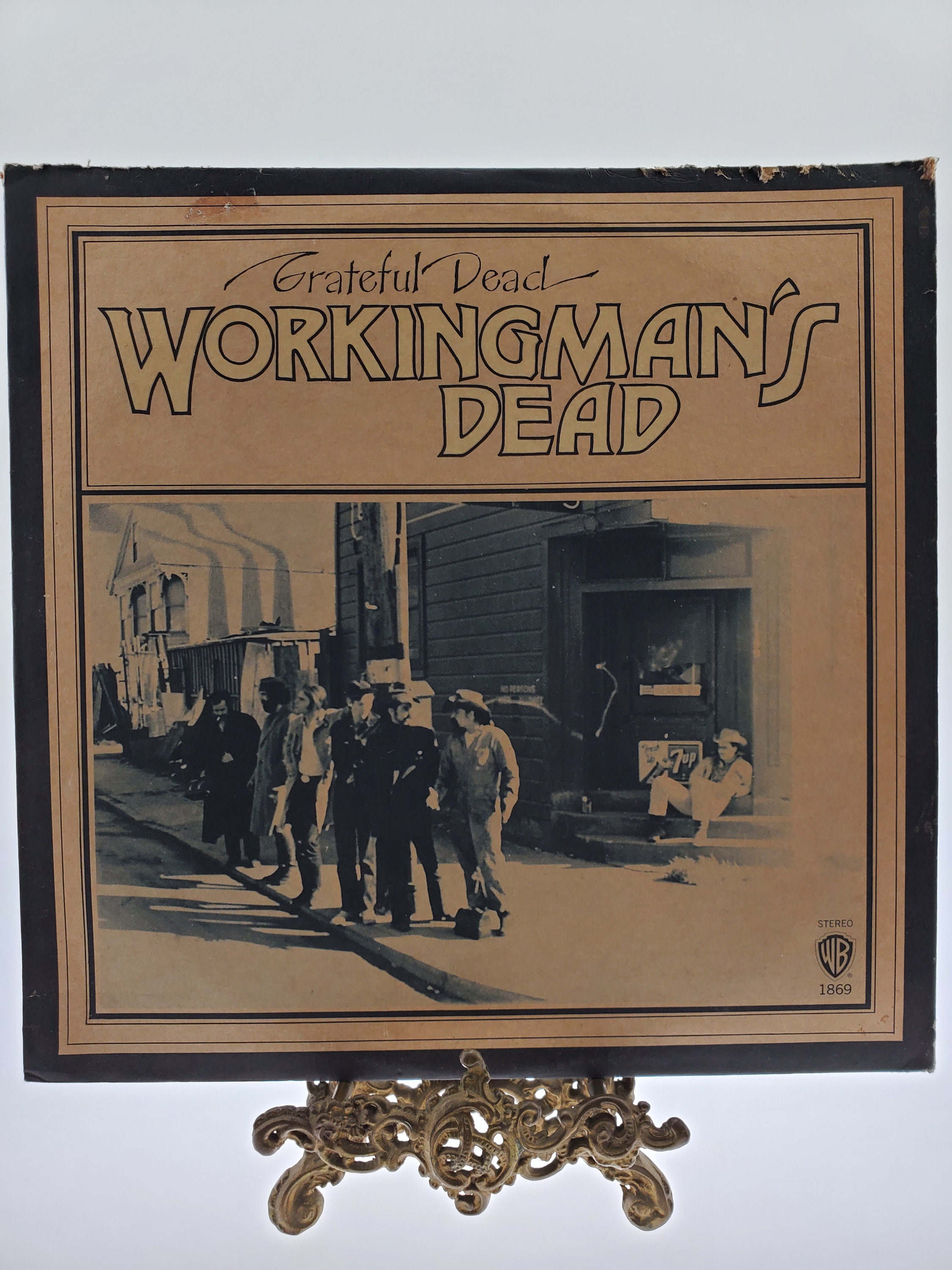 Rare 1970 The Grateful Dead LP Workingman's Dead Stereo Vinyl Record Album WB 1869 Warner Brothers Records