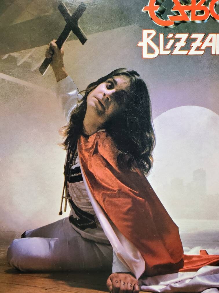 1981 Ozzy Osbourne Blizzard of Ozz LP BL 36812 JZ Jet