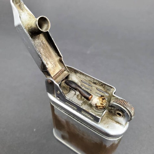 1930s Beattie Jet shops Lighter US Patent 1894300 Pocket Petrol Wick Lighter