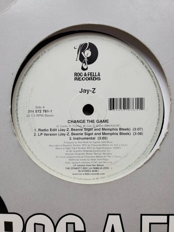 00 Jay Z Change The Game Dynasty You Me And Her Single Etsy