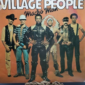 1978 The Village People Macho Man LP NBLP 7096 Casablanca Records Vinyl Record Album