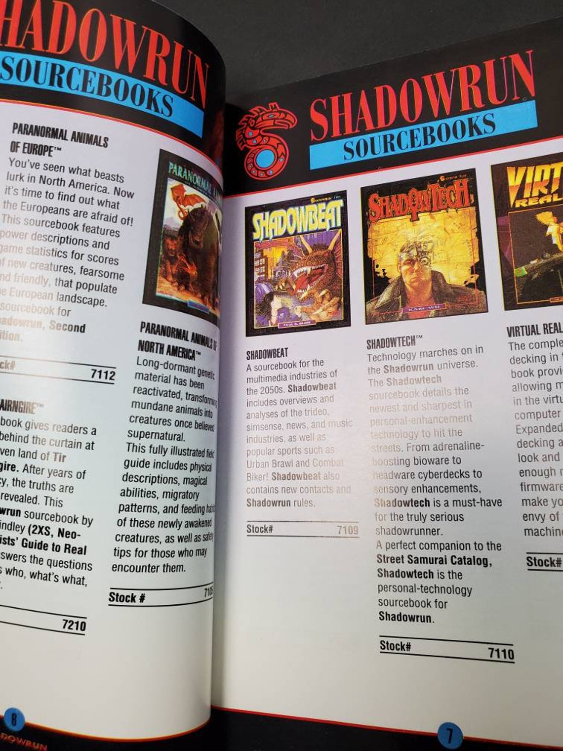 1993 FASA Corporation The Age of Legend Catalog Update Spring Etsy