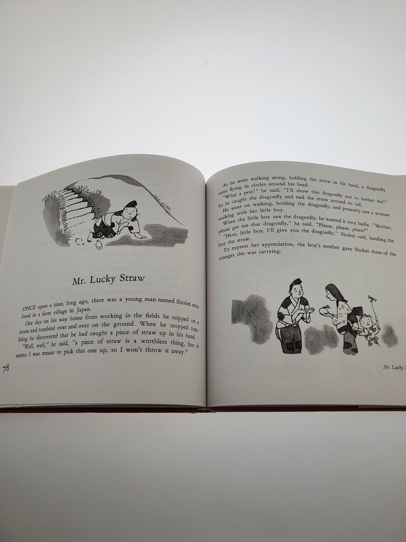 1994 Japanese Children's Favorite Stories Hardcover Book