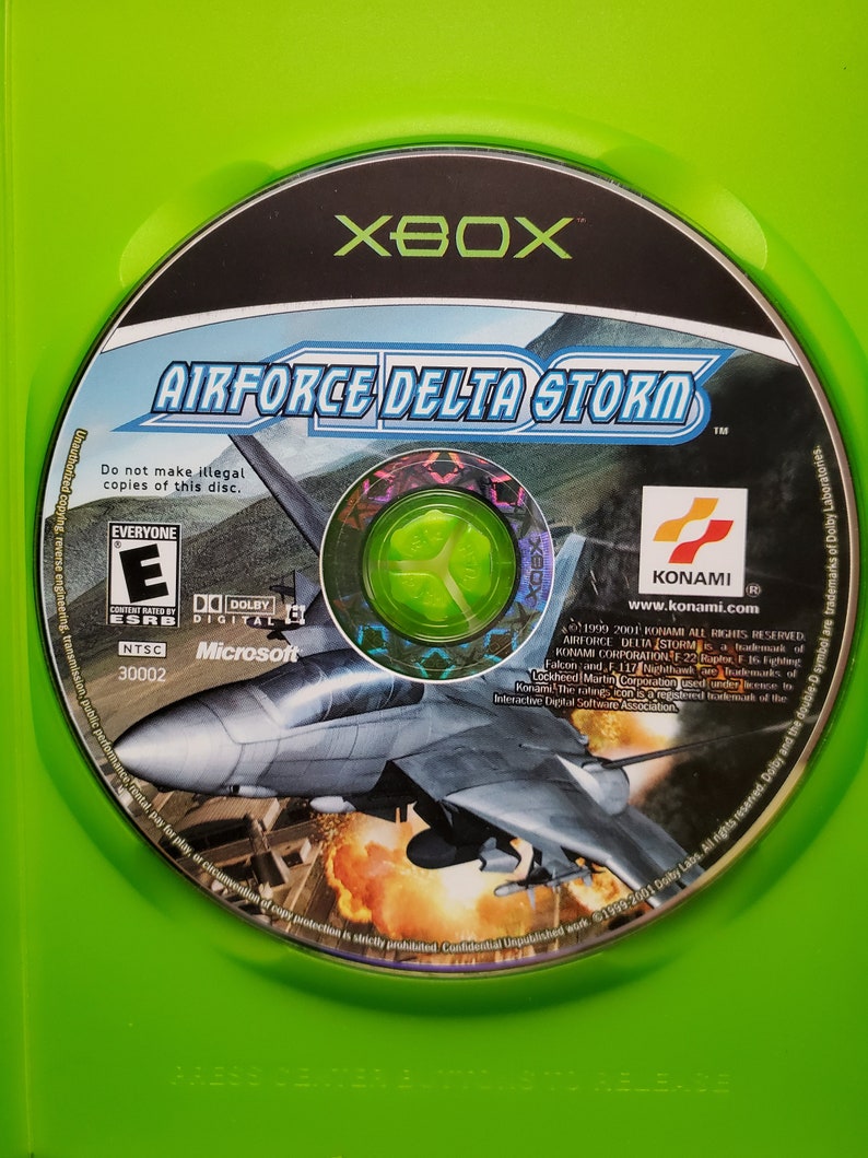 Xbox Airforce Delta Storm Microsoft Video Game CD image 8