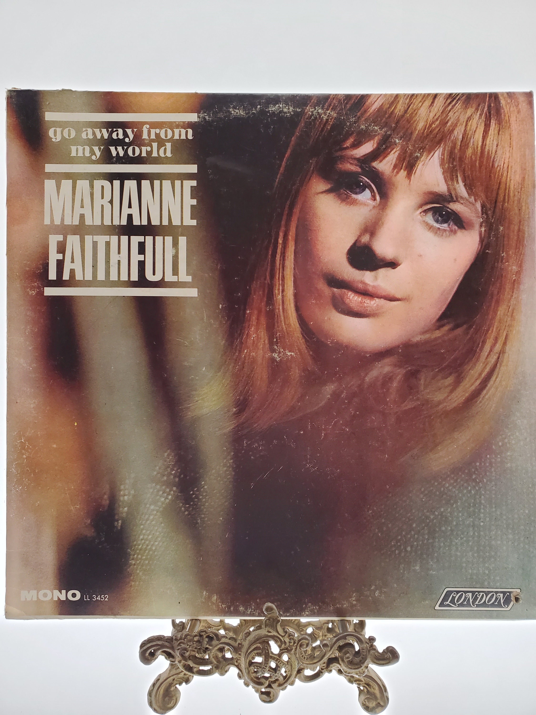 1965 Marianne Faithful LP Go Away From My World Mono Vinyl 1965 Marianne Faithful LP Go Away From My World Mono Vinyl