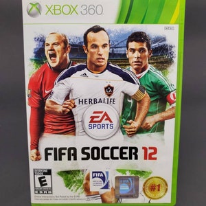 XBOX 360 LIVE FIFA Soccer 12 Microsoft Video Game Cd Isbn 0 14633 19636 8 image 1