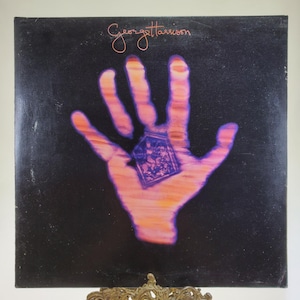 1973 George Harrison LP Living In The Material World Álbum de vinilo estéreo SMAS 3410 Apple Records