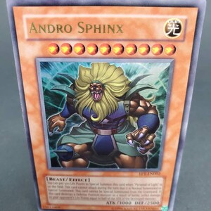 Andro Sphinx EP1 EN002 Juego de cartas coleccionables de cartas holográficas de Yugioh Copyright 1996 Fecha de lanzamiento 2004