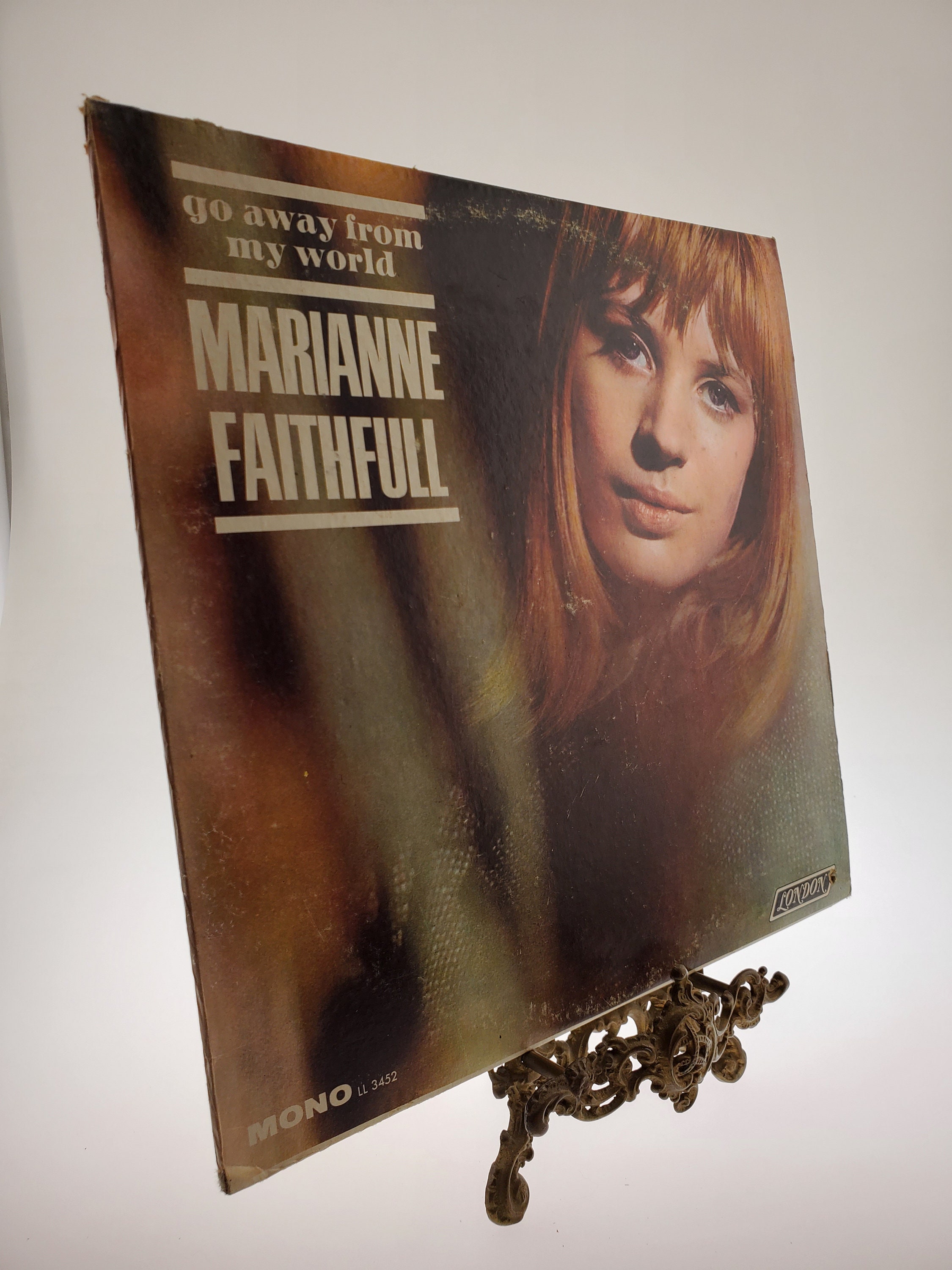 1965 Marianne Faithful LP Go Away From My World Mono Vinyl 1965 Marianne Faithful LP Go Away From My World Mono Vinyl