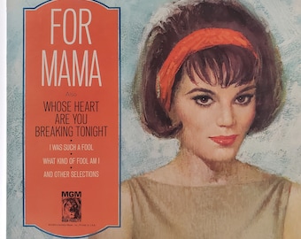 1965 Connie Francis LP Sings For Mama Vinyl-Schallplattenalbum E 4294 MGM Records