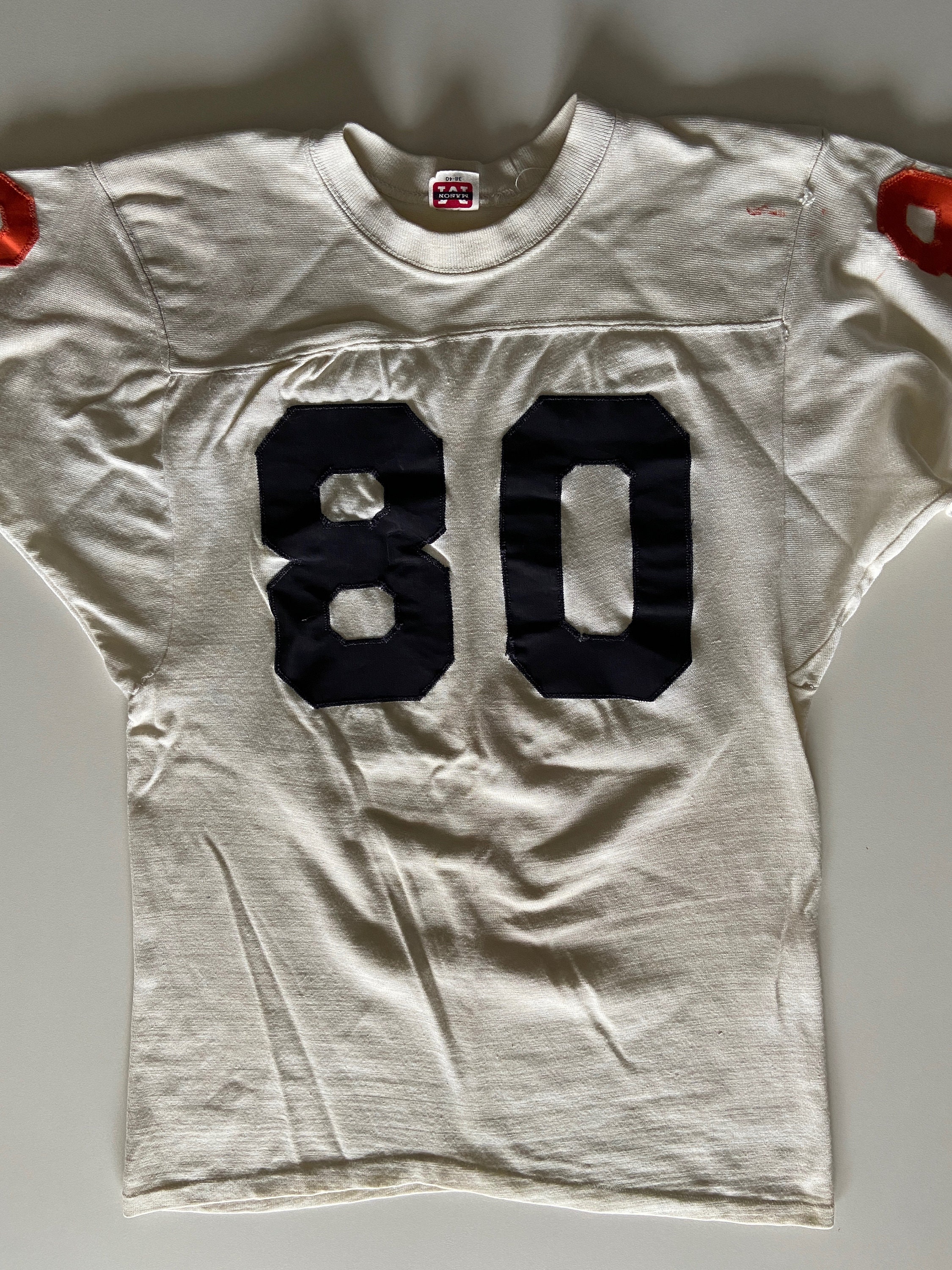 Vintage 70s Mason Athletic 2 Tone Durene Jersey Shirt XS S 