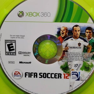 XBOX 360 LIVE FIFA Soccer 12 Microsoft Video Game Cd Isbn 0 14633 19636 8 image 10