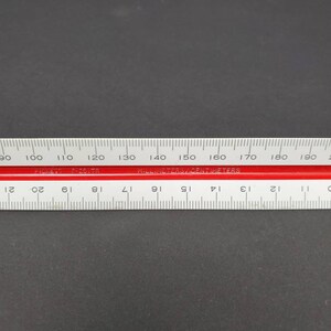 1990s Drafting Ruler Inches Centimeters Imperial Metric Pickett P 231TR ...