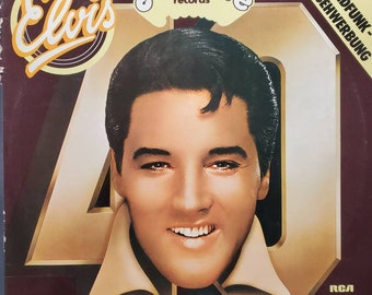 1975 Elvis Presley Elvis 40 Hits Double LP GERMANY Release RCA Arcade Records Ade G 6 Vinyl Record Albums