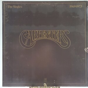 1973 Carpenters LP The Singles 1969-1973 mit Songbook Stereo Schallplatte Album SP 3601 A & M Cord