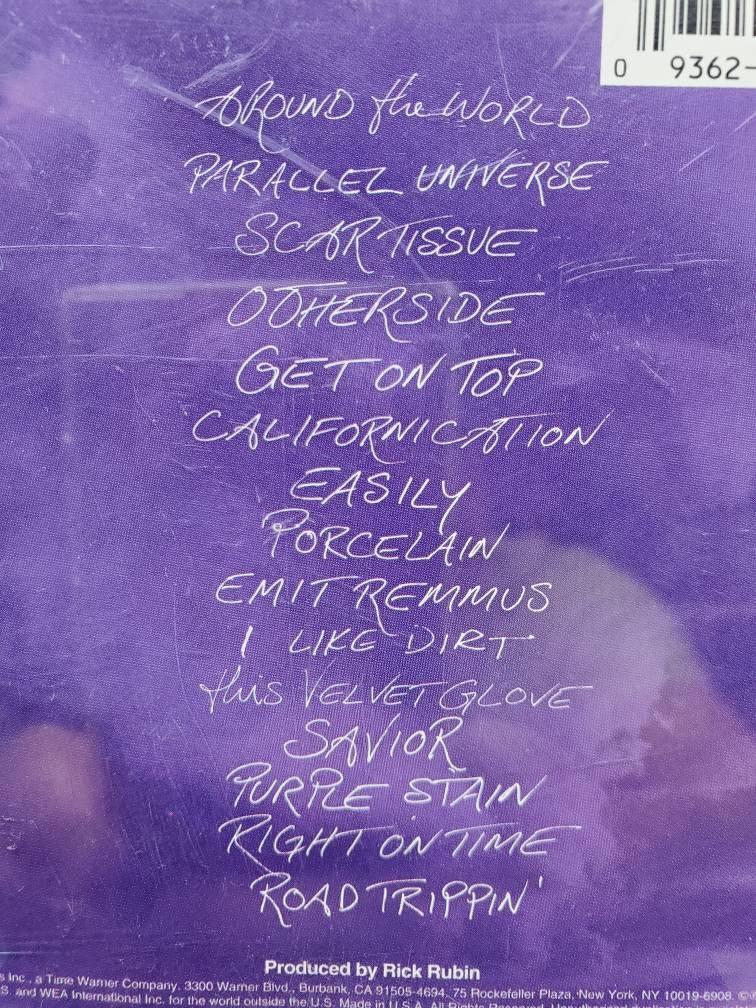 1999 Red Hot Chili Peppers Californication Compact Disc 9