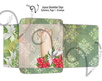 Días alegres de diciembre: recortes y efímeras para diarios