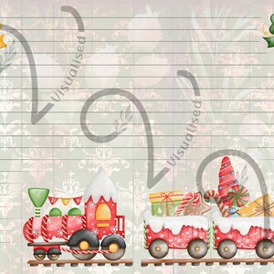 Joyous December Days - gelinieerde dagboekpagina's en achtergrondpagina's