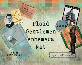 Kit efímero de caballeros a cuadros