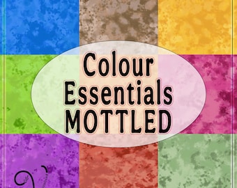 Elementos esenciales de color para Junk Journal: textura moteada