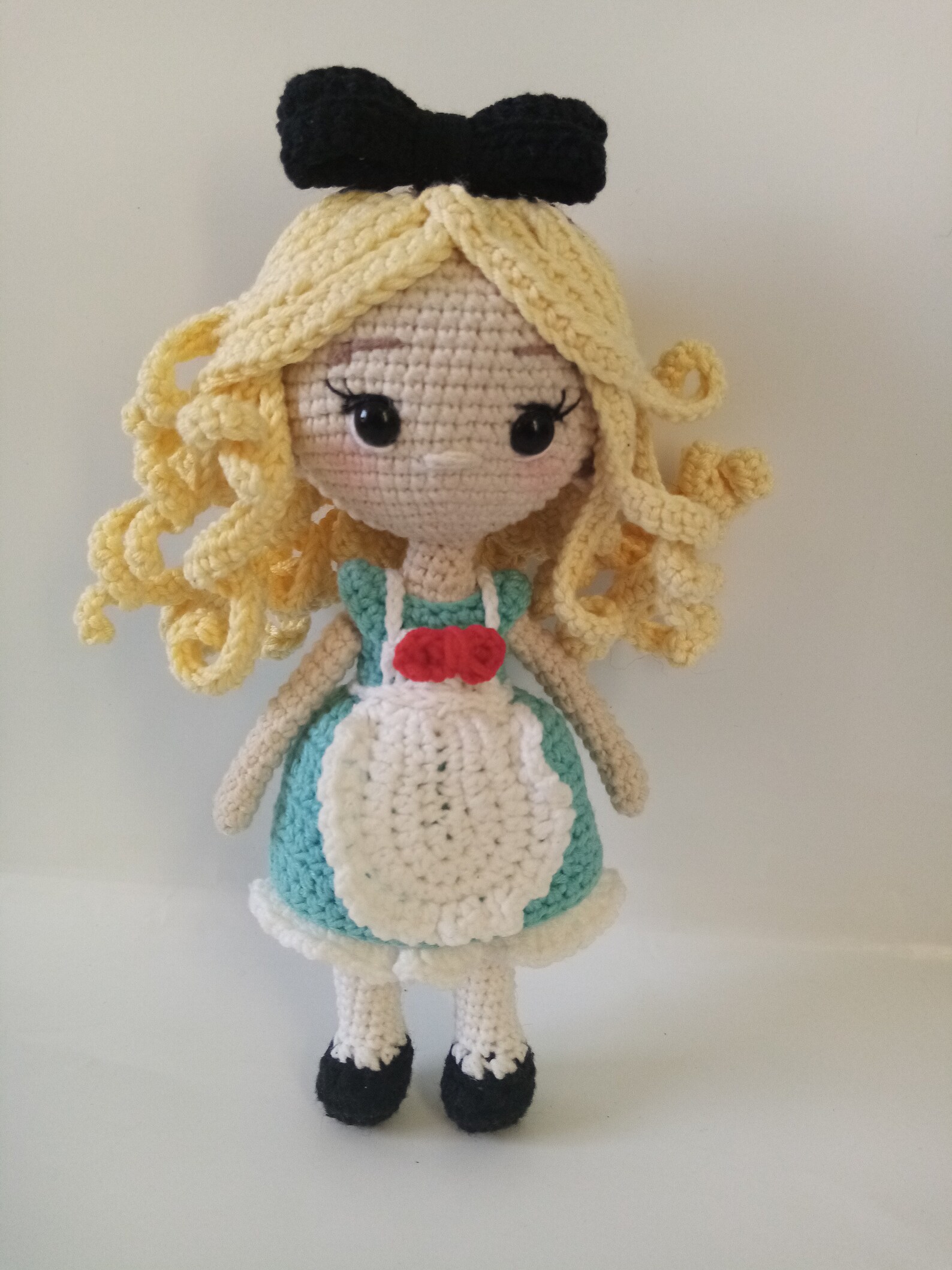 Crochet doll Alice in wonderland amigurumi Princess doll Etsy