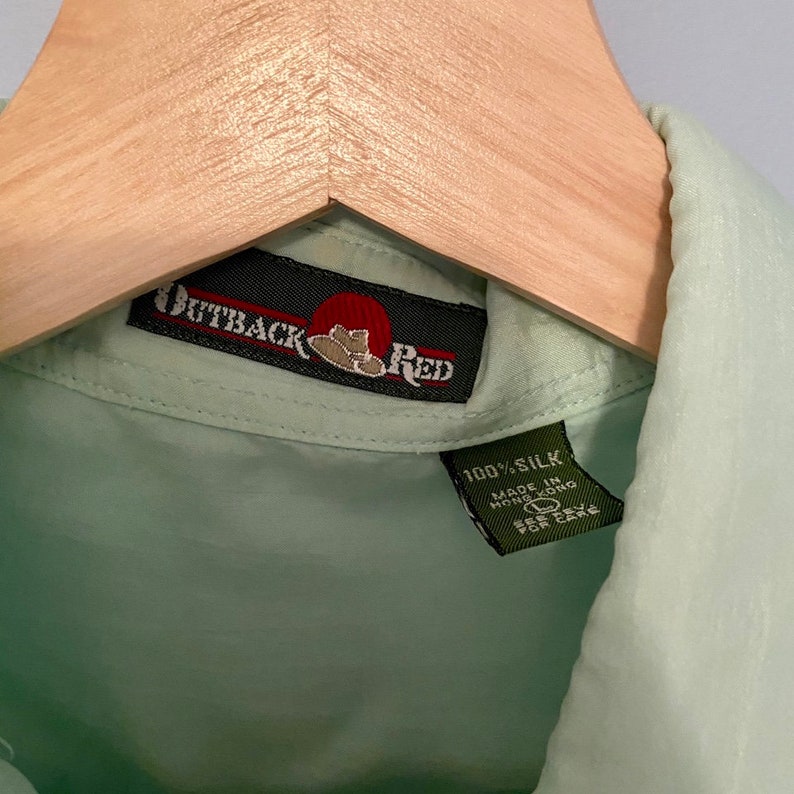 men's seafoam dress shirt