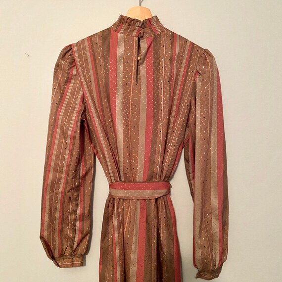 Vintage Dress Rhodes Collection Size 14 70s 80s S… - image 2