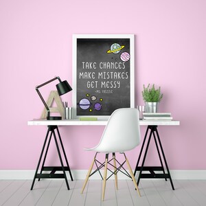 Take Chances, Make Mistakes, Get Messy Print, Ms. Frizzle, Magic School ...