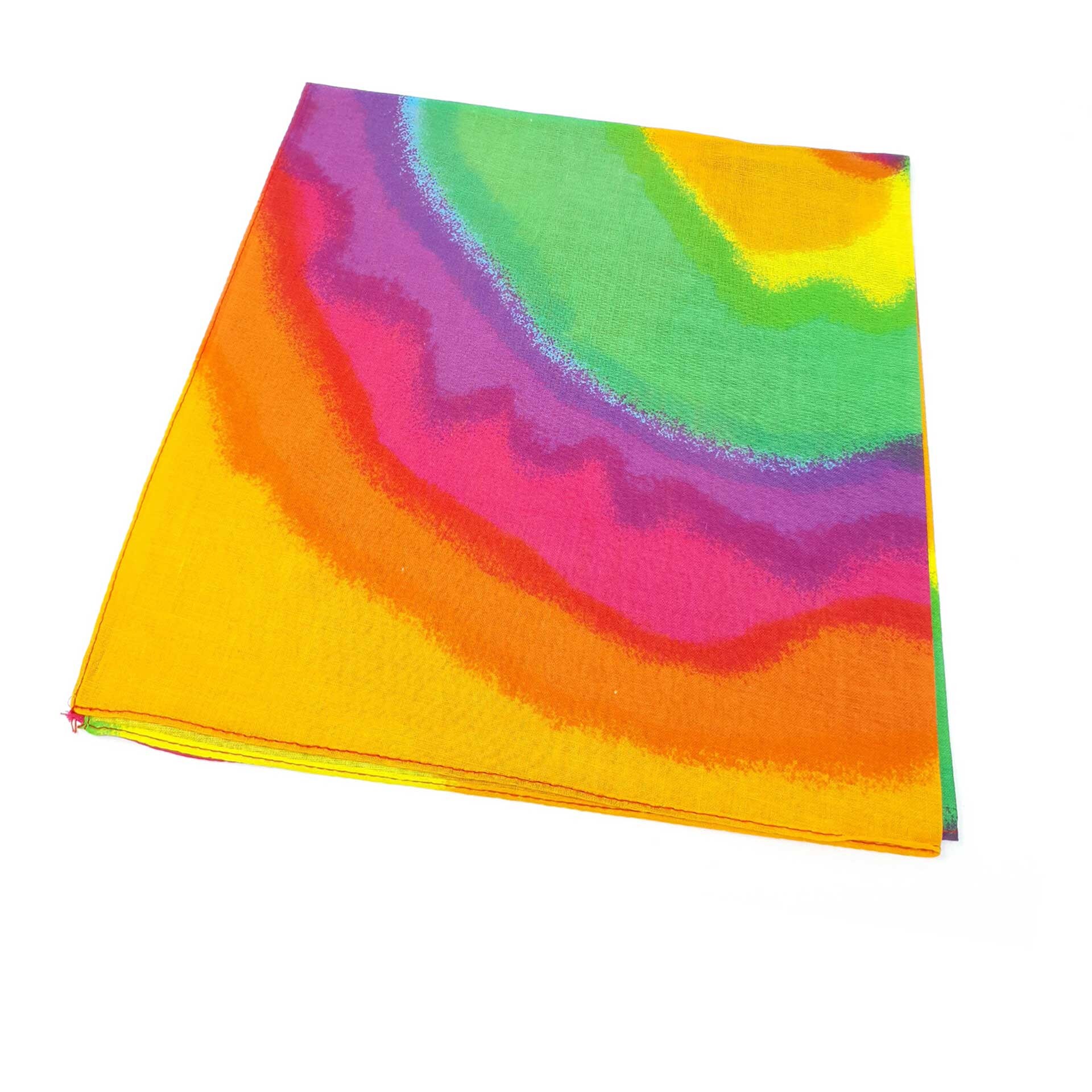 Rainbow Bandana Bandana 100 Cotton Headband Accessories Etsy