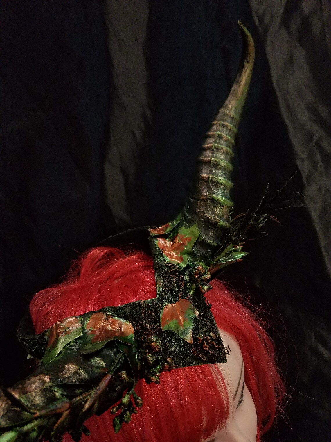 Bronze Ram Horns Headband Halloween Costume Party Carnival Etsy