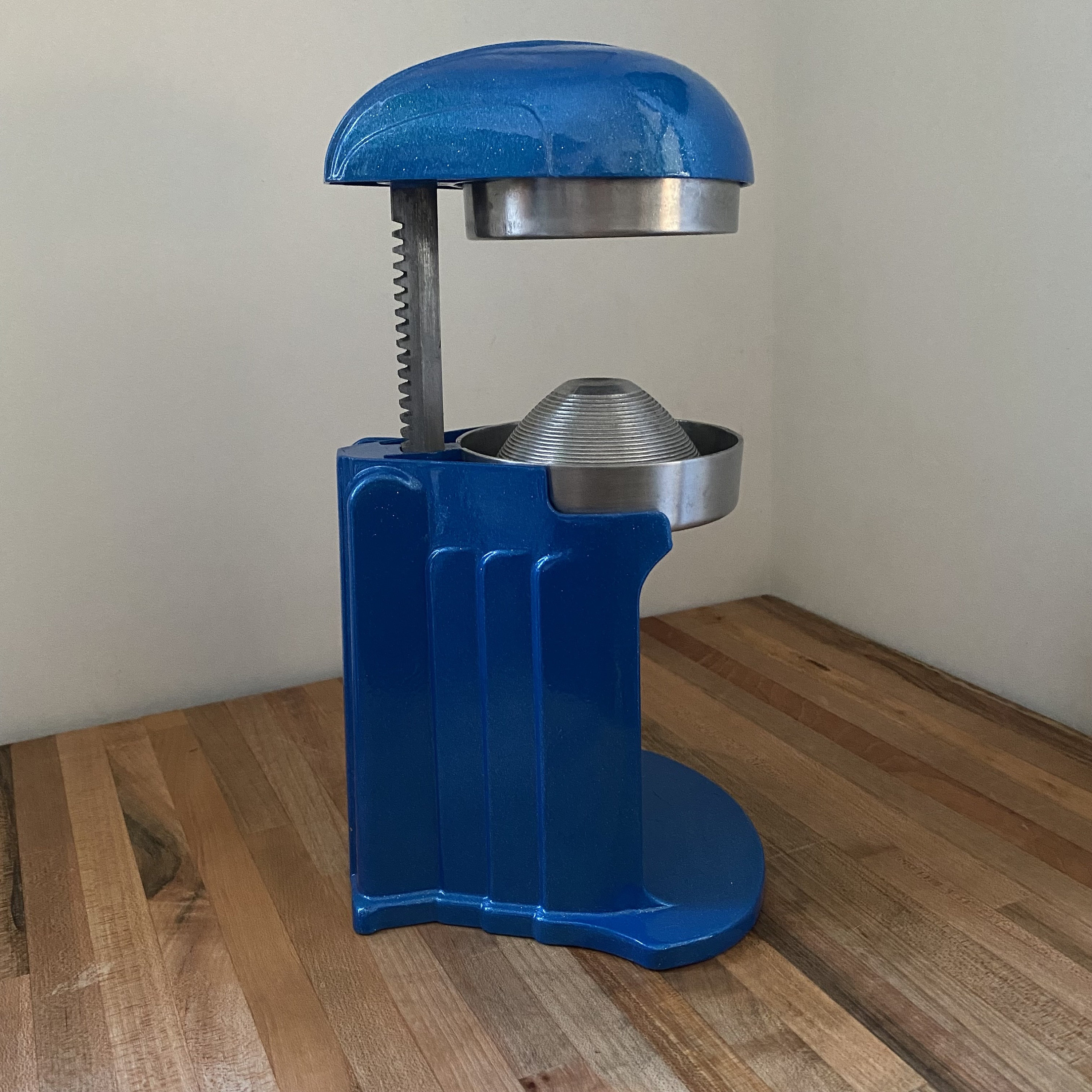 Vintage Restored Rival Juiceomat Juicer in Blue Glitter Flake Gloss