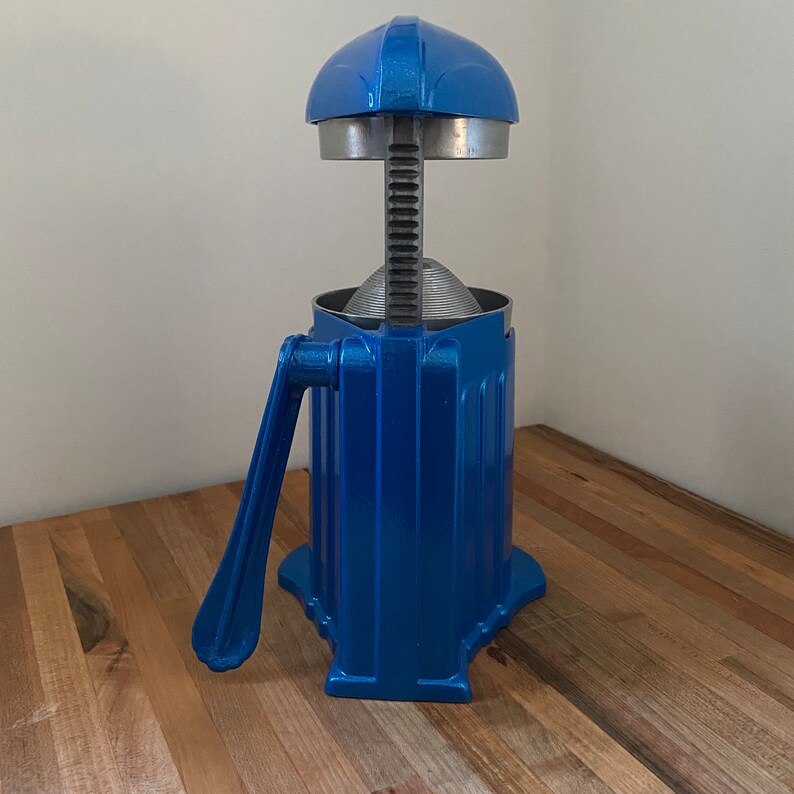 Vintage Restored Rival Juiceomat Juicer in Blue Glitter Flake Gloss
