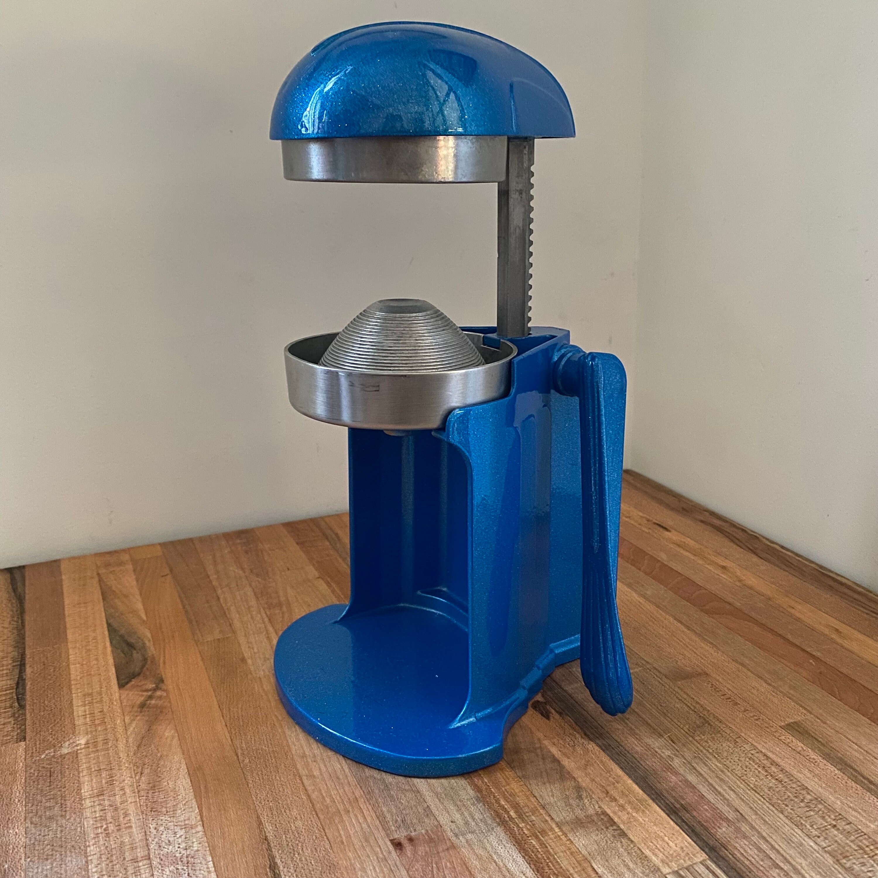 Vintage Restored Rival Juiceomat Juicer in Blue Glitter Flake Gloss