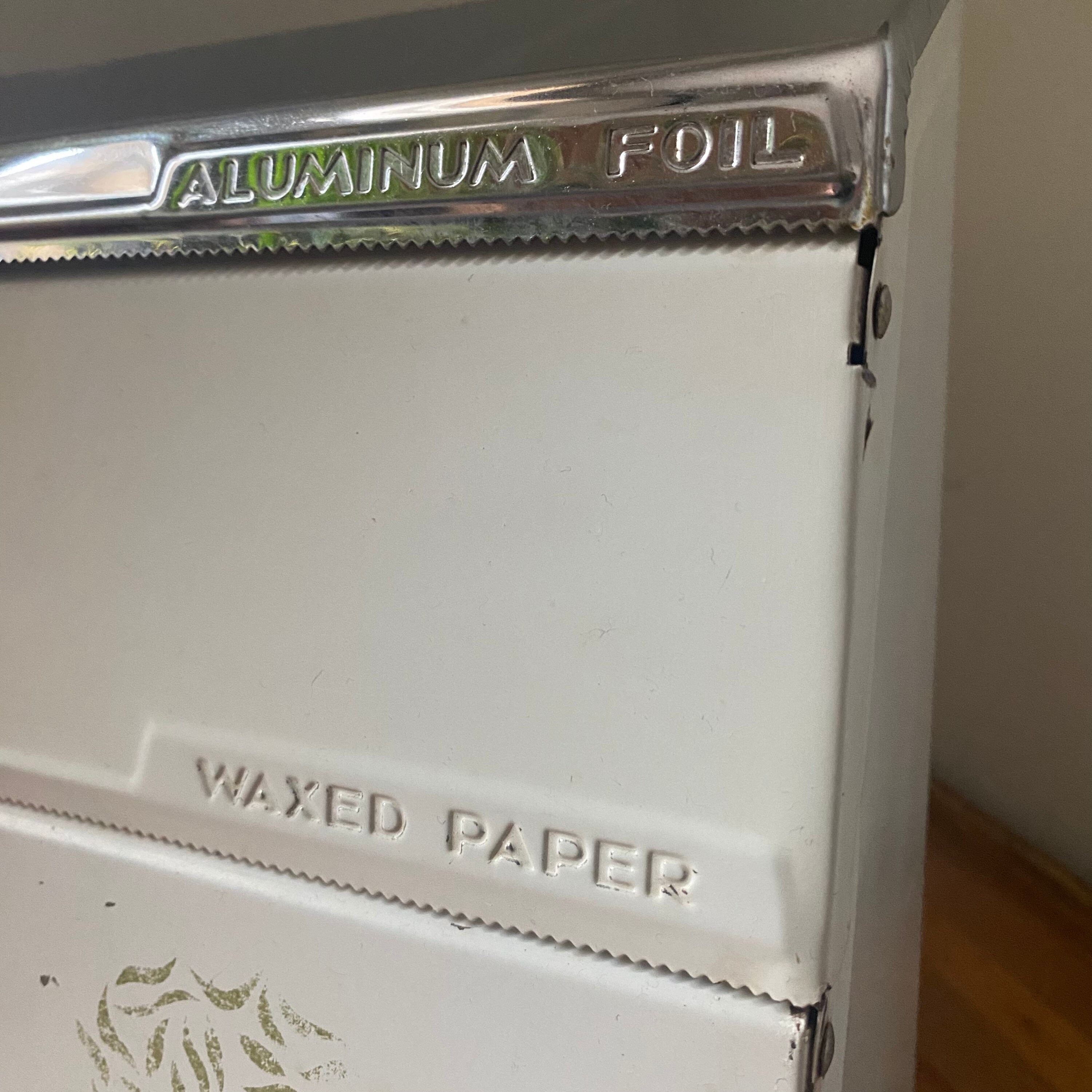 Vintage Pantry Queen Lincoln Kitchen Ware Aluminum Foil, Wax Paper