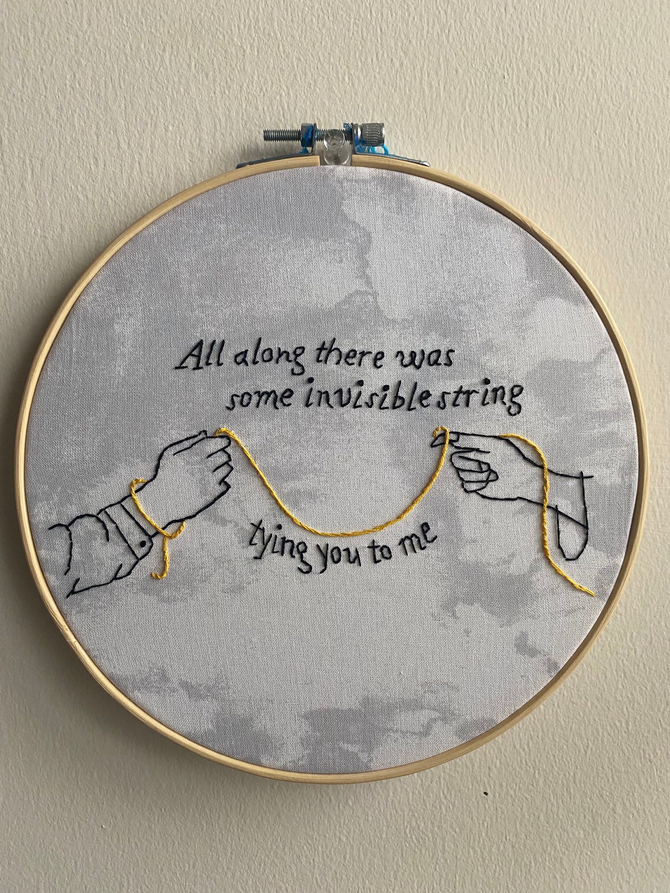 Taylor Swift Invisible String Folklore Embroidery Embroidery Hoop Taylor  Swift Wall Art Taylor Swift Room Decorations -  Norway