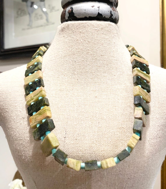 Vintage Navajo Southwestern Choker Necklace - image 2