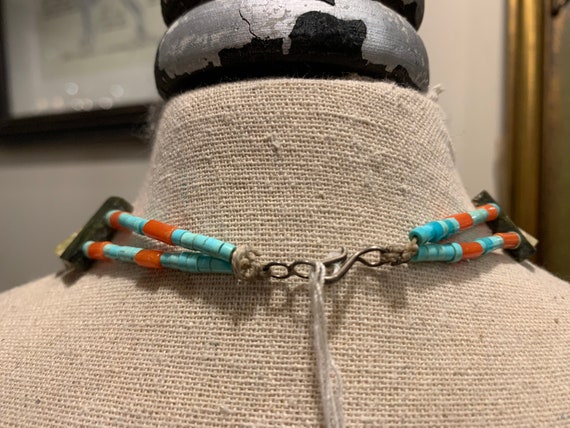 Vintage Navajo Southwestern Choker Necklace - image 6