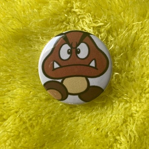 Goomba Pin Super Mario Bros Pin For Video Game Lovers Pin