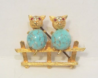 Vintage cat pins Clearance