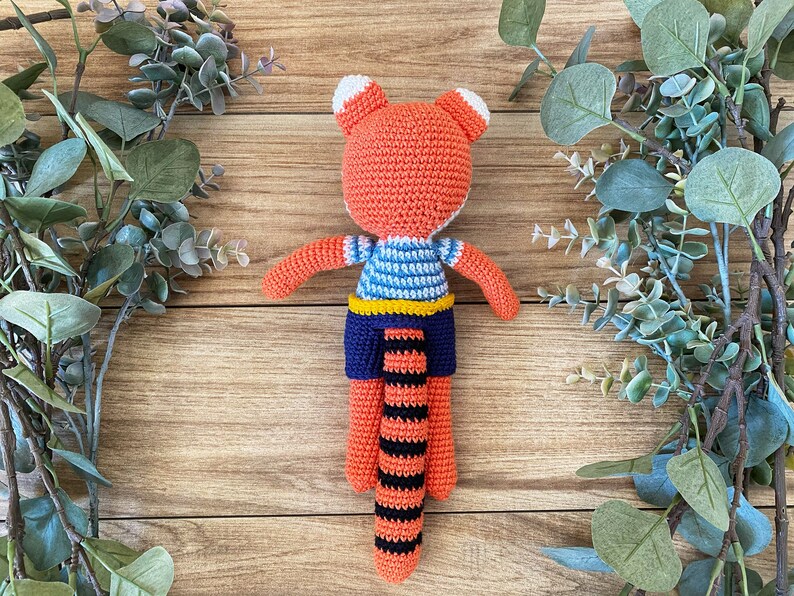 Coati stuffed animal Amigurumi toy crochet Pica Pau | Etsy