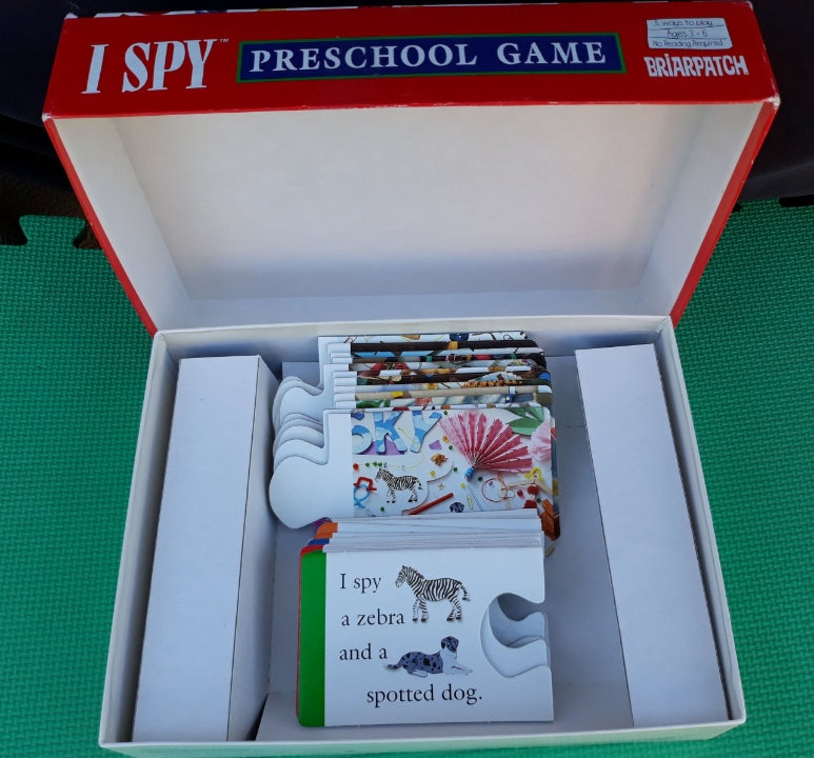 Vintage 90s I Spy Preschool Game by Briarpatch Ages 3 to 6 | Etsy