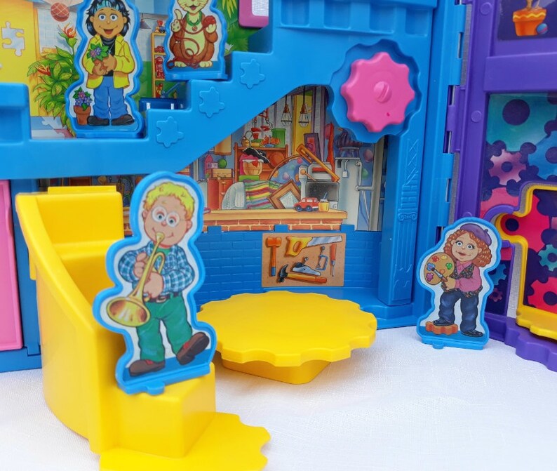 Vintage 1995 the Puzzle Place play World Set  Etsy