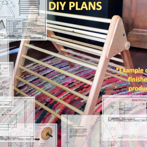 DIY Folding Climbing Triangle Plans