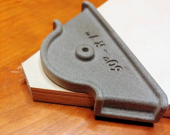 1 inch Radius Router Template for 60 degree Corners - Use with 1/2 inch Router Bit with 1/2" bearing