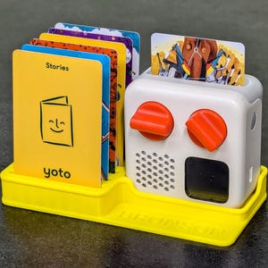 Porte-cartes et organiseur d'affichage pour Yoto Mini Player - Texte et couleur personnalisés