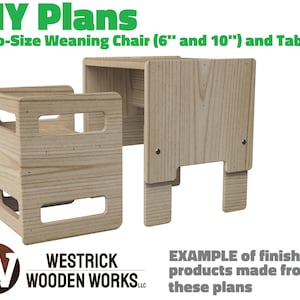 Montessori Cube Chairs And Desk Plan Table Plan Chair Etsy
