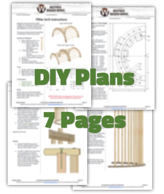 DIY Climbing Arches Plans Includes BOTH Small and Large Sizes Etsy
