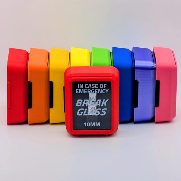 10mm Socket In Case of Emergency "Break Glass" Display Case: Garage & Workshop