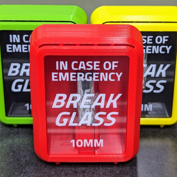 In Case of Emergency Break Glass Etsy